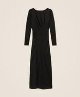 Long dress with gathering