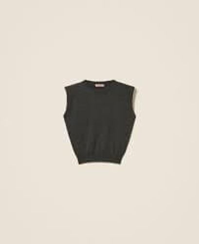 Knit top with wing sleeves