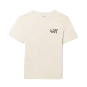 חולצה CALVIN KLEIN מידות 4-16 לילדים בגוון קרם