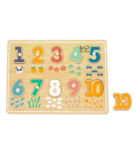 פאזל עץ איכותי - מספרים