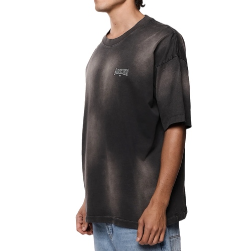 חולצה AINKER מידות S-XXL לגברים בגוון אפור ווש