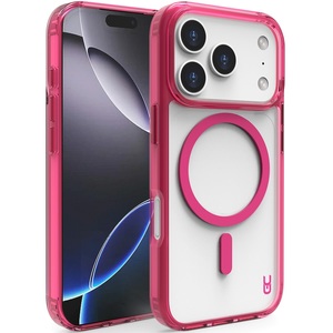 מגן כיסוי קשיח שקוף תומך MagSafe עבור Gripcase iPhone 17 Pro