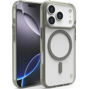 מגן כיסוי קשיח שקוף תומך MagSafe עבור Gripcase iPhone 17 Pro