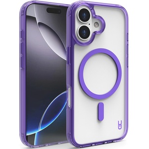 מגן כיסוי קשיח שקוף תומך MagSafe עבור Gripcase iPhone 17