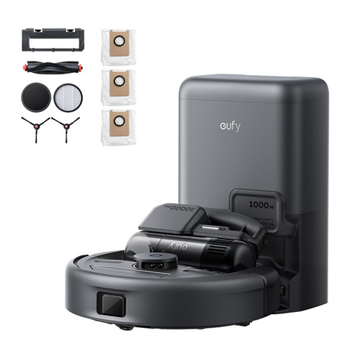 שואב אבק רובוטי משולב בשואב ידני ANKER דגם eufy Robot Vacuum 3-in-1 E20