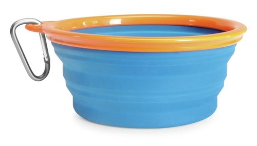 קאמון קערת נסיעה סיליקון מתקפלת עם שוליים קשיחים – CAMON Silicone Travel Bowl