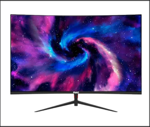 MAG CM24Y – מסך מחשב קעור 23.8” Full HD לגיימינג מקצועי | מסך ללא מסגרת, קצב ריענון 180Hz, מסך אנטי-גלר, וטעינה USB 5V/1A