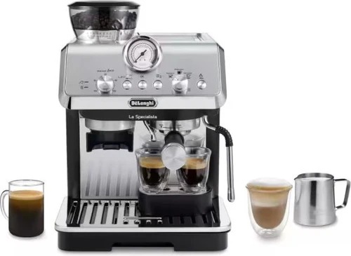 מכונת קפה אספרסו Delonghi Specialista Arte EC9155.MB - צבע שחור ונירוסטה