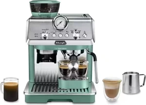 מכונת קפה אספרסו Delonghi Specialista Arte EC9155.GR - צבע ירוק/כסוף