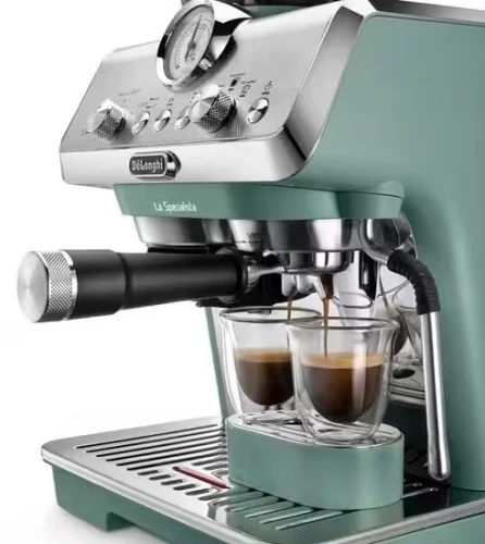 מכונת קפה אספרסו Delonghi Specialista Arte EC9155.GR - צבע ירוק/כסוף