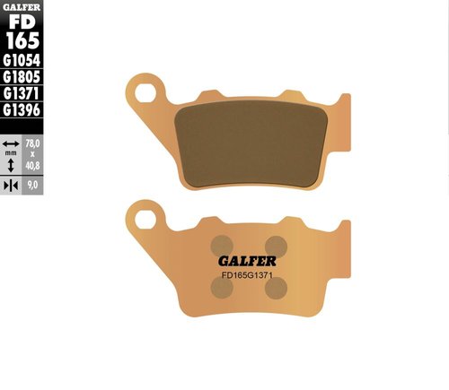 רפידות בלם אחורי GALFER Sinter Street FD165G1371 לכביש