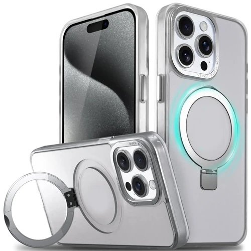 כיסוי אייפון 17 Nanox Matte Magsafe Ring ל- iPhone 17 Pro Max - לבן