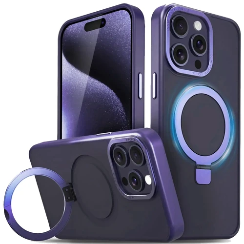 כיסוי אייפון 17 Nanox Matte Magsafe Ring ל- iPhone 17 - סגול