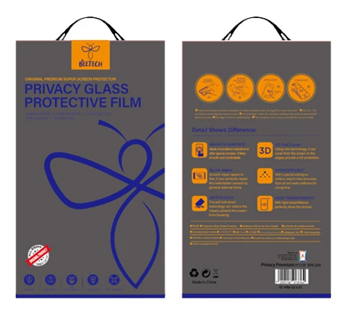  מגן מסך זכוכית מלאה לאייפון 17 פרו BeeTech ל- iPhone 17 Pro