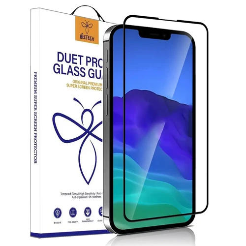 מגן מסך זכוכית מלאה אייפון 17 פרו BeeTech HQ ל- iPhone 17 Pro