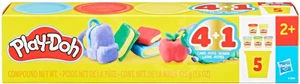 בצק פליידו Play-Doh מילוי 4+1 צבעים