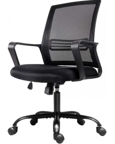 כיסא מזכירה רשת שחור דגם 4B-604