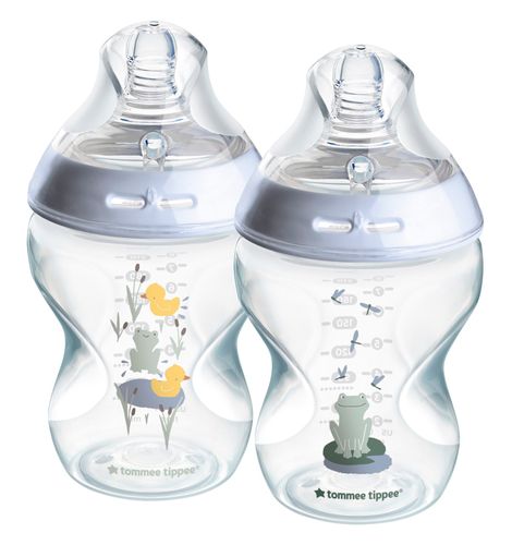 זוג בקבוקי תינוק עם סטריליזציה עצמית 260 מ