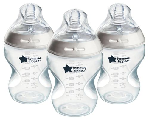 שלישיית בקבוקי תינוק עם סטריליזציה עצמית 260 מ