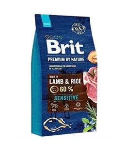 בריט סנסטיב כבש מזון לכלבים בוגרים 8 ק"ג - Brit Premium Sensitive Lamb