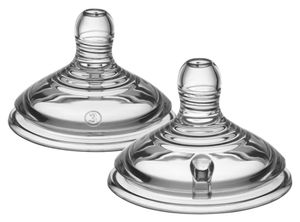 זוג פטמות לבקבוק טומי טיפי Natural Start - זרימה מהירה 6+ חודשים