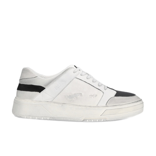 נעל BALR מידות 40-45 לגברים בגוון לבן עם עקב שחור