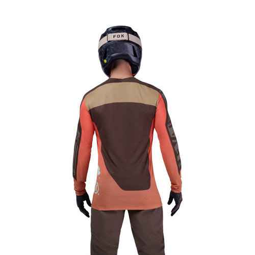 חולצת אופניים ארוכה פלקסאייר חום - FLEXAIR LS JERSEY ELEVATED V26