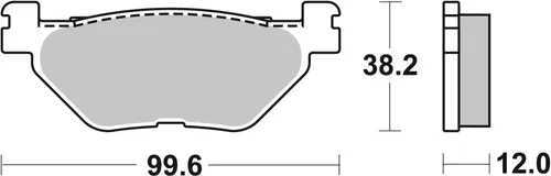 רפידות בלם ברמבו XS דגם 07052XS לימאהה Tmax 500-560, תרכובת סינטר מתקדמת עם אישור ECE-R90 לבלימה בטוחה ואמינה