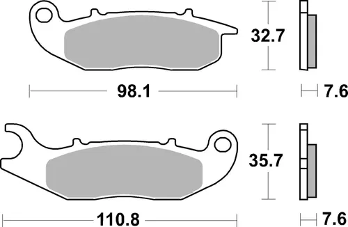 רפידות בלם ברמבו 07GR03CC קרבון קרמי להונדה CRF250L PCX 125, ביצועי בלימה מעולים בתנאי חום וקור עם תקן בטיחות ECE-R90
