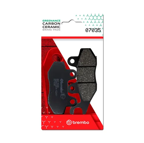 רפידות בלם ברמבו 07035CC Prime Line מתרכובת קרבון קרמיק לאופנועי קימקו Agility City 125, מספקות בלימה אמינה ועמידות גבוהה בכל התנאים