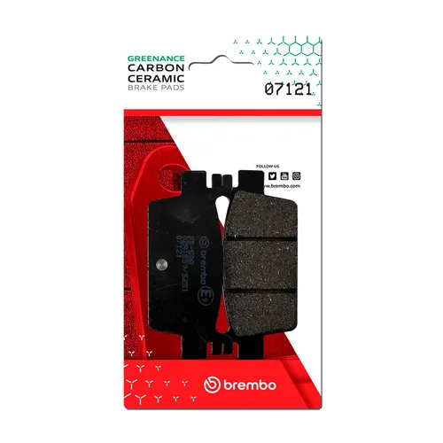 רפידות בלם ברמבו 07121CC Prime Line מתרכובת קרבון קרמית לאופנועי קימ AX550, מוצר מקורי המבטיח ביצועי בלימה מעולים ועמידות גבוהה