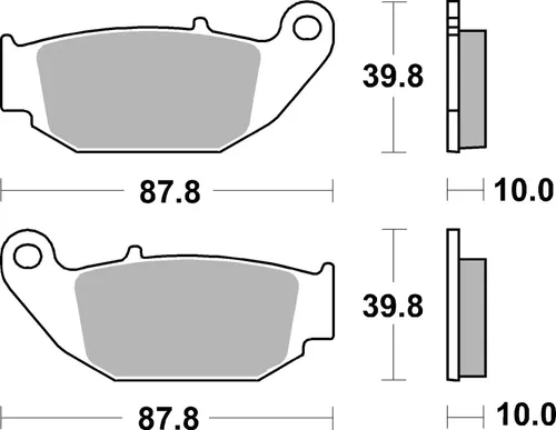 רפידות בלם ברמבו 07HO61SD SD לאופנועי הונדה CRF250L משנים 2013-2021, תרכובת סינטרד מתקדמת לשימוש אופרואד עם עמידות גבוהה לבלאי ואישור ECE-R90