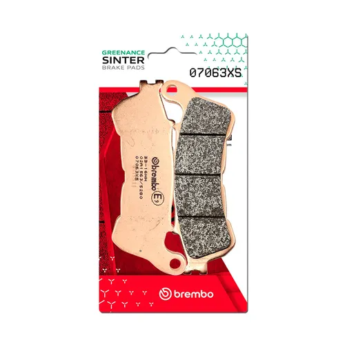 רפידות בלם ברמבו XS דגם 07063XS לקטנועי פורזה 250-300, תרכובת סינטר מתקדמת עם תקן ECE-R90 לבלימה אמינה ובטוחה