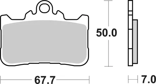 רפידות בלם אופנוע קדמיות סינטר עבור הונדה CBR500R - ברמבו 07HO72SA Prime Line