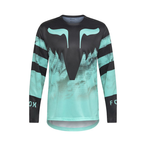 חולצת רכיבה ארוכה פוקס טורקיז - FOX RACING RANGER LS JERSEY KAIROS V26