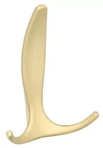 מתלה כפול 18 מ"מ זהב מוברש