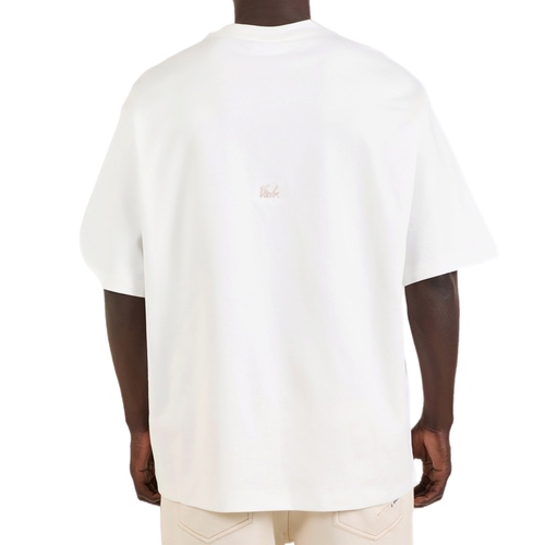 חולצה BALR מידות XS-3XL לגברים בגוון שמנת עם תווית