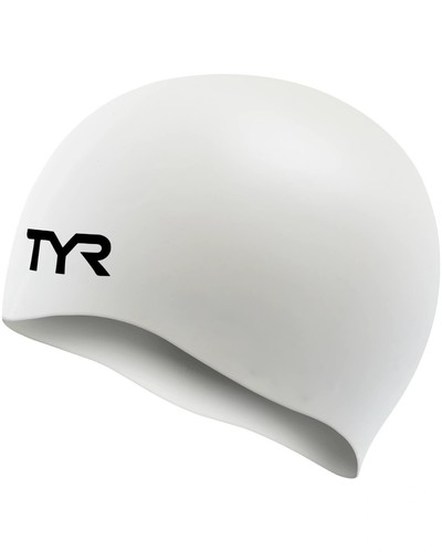 כובע סיליקון לשחיה SILICONE CAP WHITE