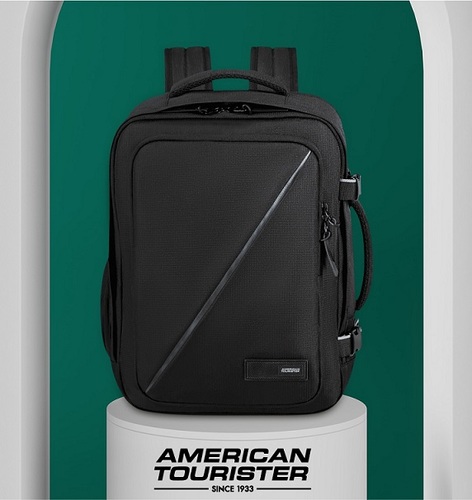 תיק גב LOW COST UNDER THE SEAT ענק ויעיל 38 ליטר תא מחשב AMERICAN TOURISTER