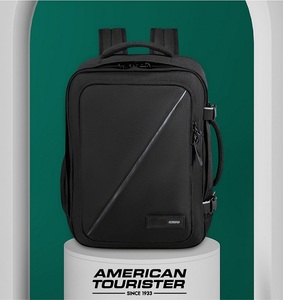 תיק גב LOW COST UNDER THE SEAT ענק ויעיל 38 ליטר תא מחשב AMERICAN TOURISTER