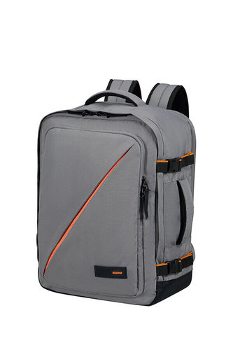  תיק גב LOW COST UNDER THE SEAT אפור 38 ליטר תא מחשב AMERICAN TOURISTER