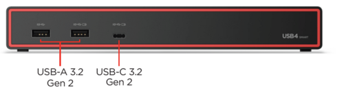 תחנת עגינה LENOVO USB4 Smart Dock 5500 | 3Y