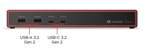 תחנת עגינה LENOVO Thunderbolt 4 Smart Dock Gen2 7500 | 3Y