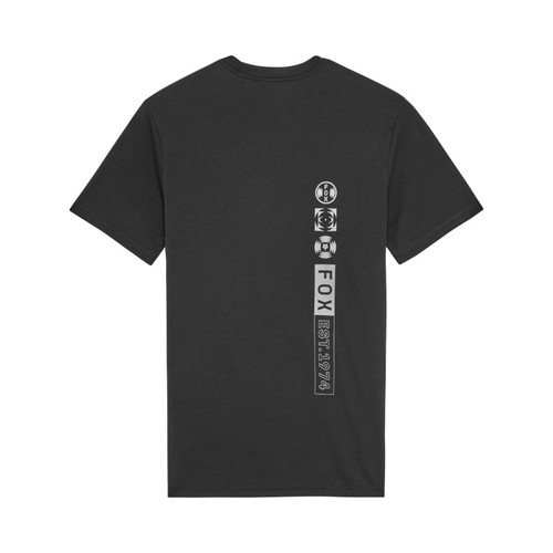 חולצת פוקס שחור -  FOX BLUR SS TECH TEE V26