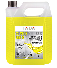 ‏נוזל קירור צהוב Iada GLYCO DMR Type D | ‏5 ליטר