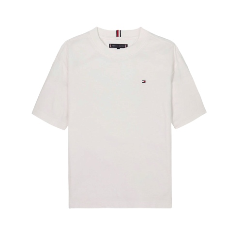 חולצה TOMMY HILFIGER מידות 6 חודשים עד 16 שנים לילדים בגוון לבן