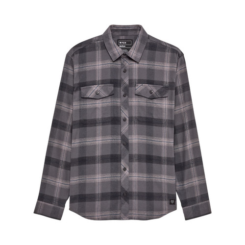 חולצת פלנל פוקס אפור - FOX SURVIVALIST CORE FLANNEL SHIRT V26