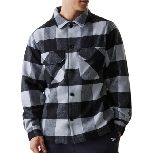 ג׳קט NEW ERA מידות S-XL לגברים בדוגמת משבצות