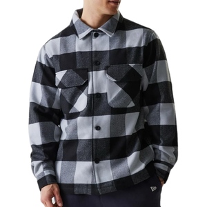 ג׳קט NEW ERA מידות S-XL לגברים בדוגמת משבצות