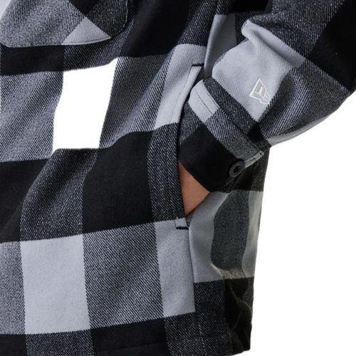 ג׳קט NEW ERA מידות S-XL לגברים בדוגמת משבצות